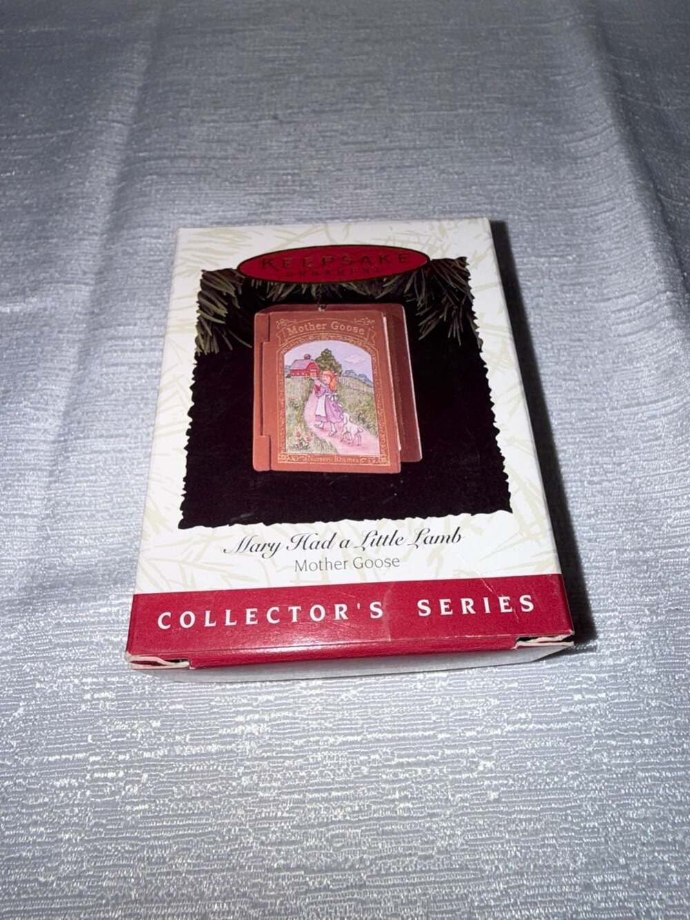 1996 Hallmark Ornament Mary Had a Little Lamb Mother Goose Collector's Series
